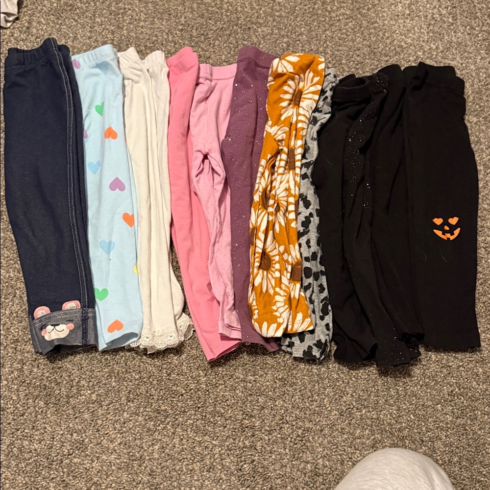 Colorful Kids Leggings Set